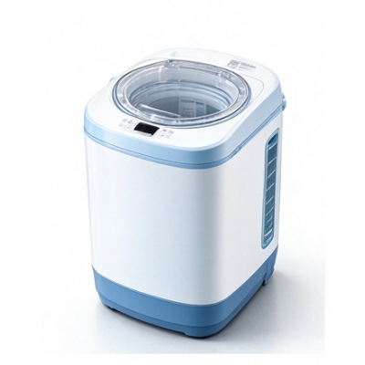 jiujiu--14 Fully Automatic Washer,Compact Turbo Washing Machine,Washing Capacity 8.5KG,Stainless Steel Inner Cylinder,10 Washing Modes,8 Water Level.